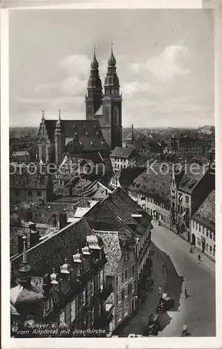 Speyer Rhein Altpoertel Josefkirche Kat. Speyer