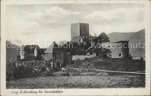 Baumholder Nahe Burg Lichtenberg Kat. Baumholder