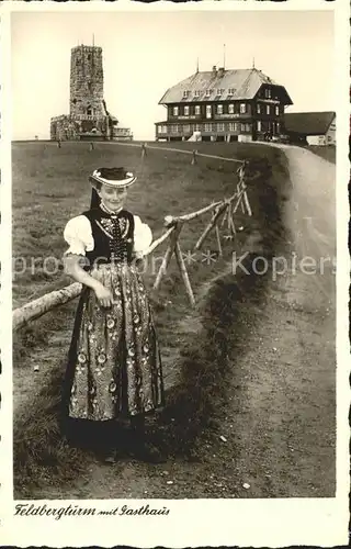 Feldberg Schwarzwald Gasthaus Nationaltracht Kat. Feldberg (Schwarzwald)