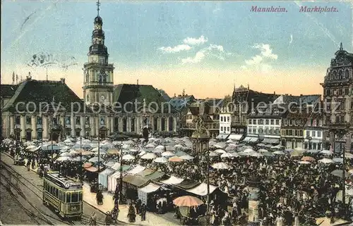 Mannheim Marktplatz Kat. Mannheim