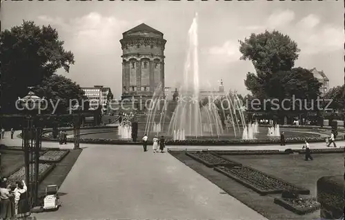 Mannheim Wasserspiele Wasserturm Kat. Mannheim