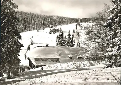 Feldberg Schwarzwald Menzenchwander Huette  Kat. Feldberg (Schwarzwald)