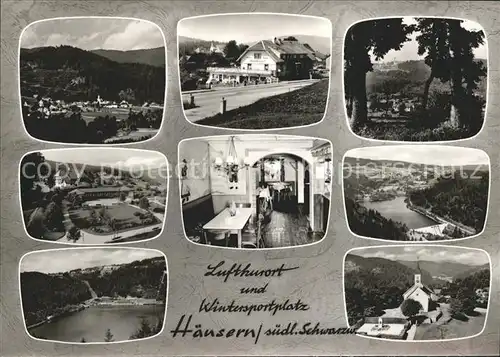 Haeusern Schwarzwald Gasthaus Pension Schwalbennest Kirche Kraftwerk Kat. Haeusern