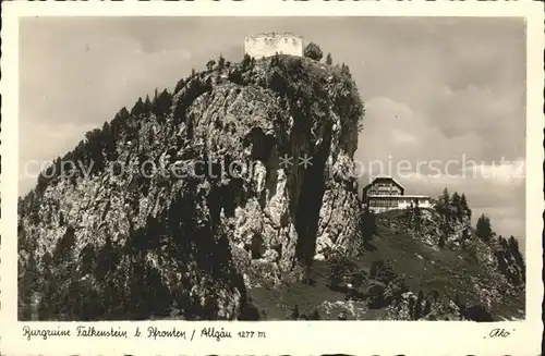 Pfronten Burgruine Falkenstein Kat. Pfronten