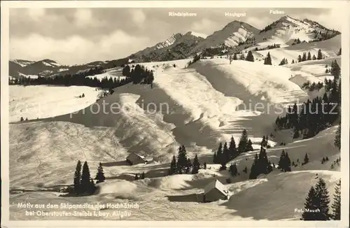 Oberstaufen Rindalphorn Hochgrat Falken Kat. Oberstaufen