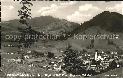 Oberstaufen Blick vom Windeck Kat. Oberstaufen