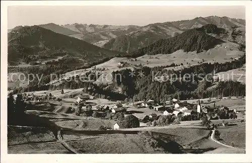 Oberstaufen Staufen Juget Salmaser Hoehe Huendle  Kat. Oberstaufen