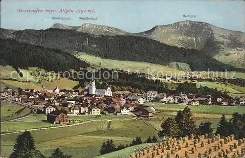 Oberstaufen Rindalphorn Guendleskopf Hochgrat Kat. Oberstaufen