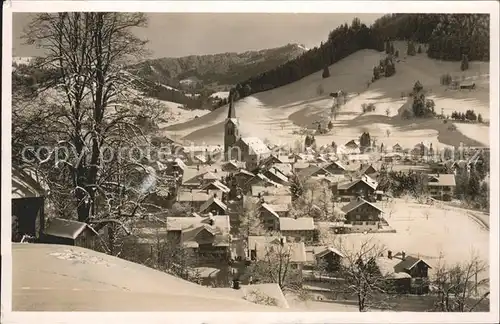 Oberstaufen Staufen Salmaser Hoehe Kat. Oberstaufen