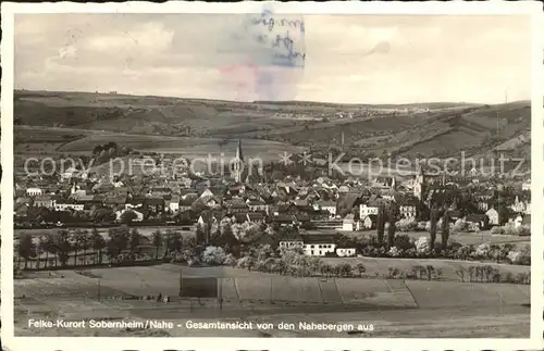 Bad Sobernheim Felke Kurort von den Nahebergen aus Kat. Bad Sobernheim