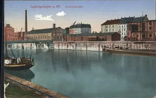 Ludwigshafen Rhein Luitpoldhafen Kat. Ludwigshafen am Rhein