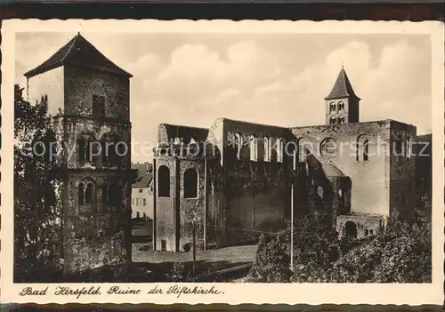 Bad Hersfeld Ruine Stiftskirche Kat. Bad Hersfeld