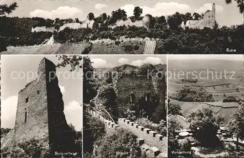 Bad Muenster Stein Ebernburg Alte Baumburg 11. Jahrhundert / Bad Muenster am Stein-Ebernburg /Bad Kreuznach LKR