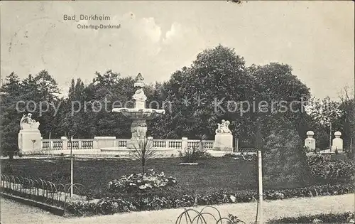 Bad Duerkheim Ostertag Denkmal Kat. Bad Duerkheim