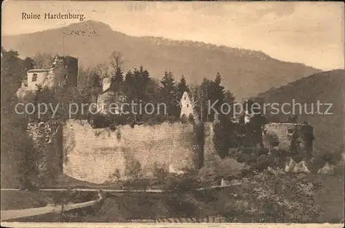 Hardenburg Ruine Kat. Bad Duerkheim