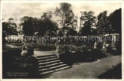 Mainz Rhein Rosengarten Vier Jahreszeiten / Mainz Rhein /Mainz Stadtkreis