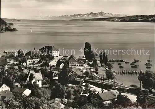 Ludwigshafen Bodensee mit Saentisgruppe Kat. Bodman Ludwigshafen