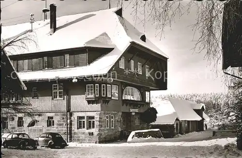 Freudenstadt Gasthaus Pension Adrianhof Autos Winter Oedenwald Kat. Freudenstadt