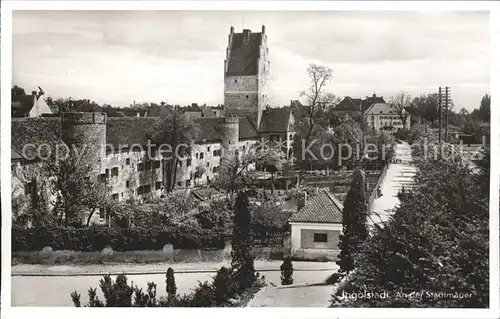 Ingolstadt Donau Stadtmauer Kat. Ingolstadt