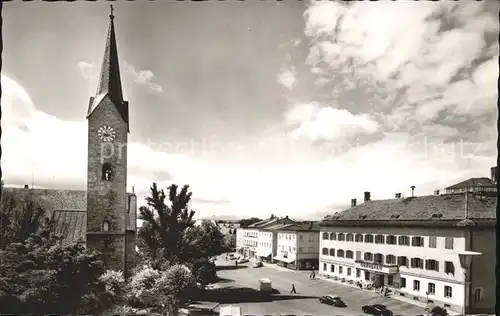 Holzkirchen Oberbayern Marktplatz Autos Kat. Holzkirchen