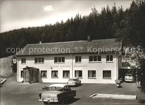 Voehrenbach Gasthaus Pension Waldrast Auto Kat. Voehrenbach