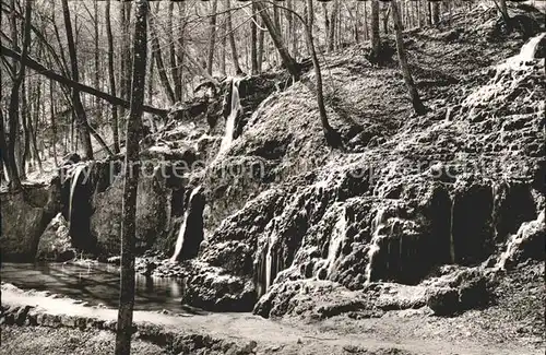 St Johann Wuerttemberg Guetersteiner Wasserfaelle Schwaebische Alb Kat. St. Johann