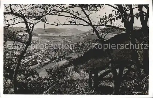 Ebingen Panorama Schwaebische Alb Kat. Albstadt