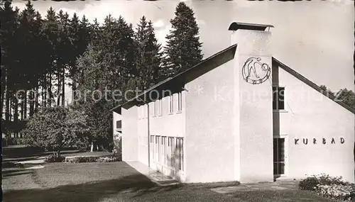 Koenigsfeld Schwarzwald Kurmittelhaus Kurbad Heilklimatischer Jahreskurort Kat. Koenigsfeld im Schwarzwald