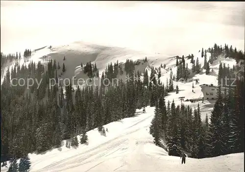 Spitzingsee Stuempflinghaus mit Rosskopf Wintersportplatz Kat. Schliersee