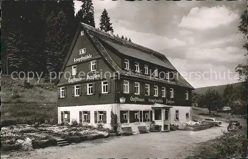 Altensteig Schwarzwald Gasthaus Pension zur Kropfmuehle Schwarzwald / Altensteig /Calw LKR