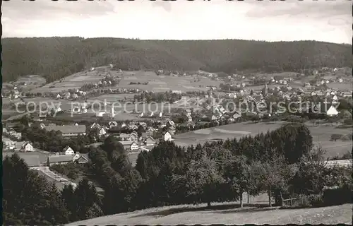 Baiersbronn Schwarzwald Panorama Luftkurort und Wintersportplatz Kat. Baiersbronn