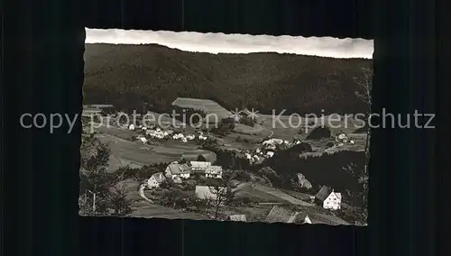 Schwarzenberg Baiersbronn Panorama Luftkurort im Murgtal Kat. Baiersbronn