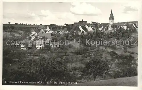 Dornstetten Wuerttemberg Ortsansicht mit Kirche Luftkurort Kat. Dornstetten