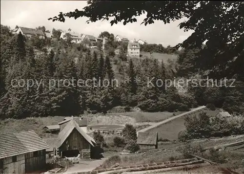 Kapfenhardt Kapfenhardter Saegmuehle Schwarzwald Kat. Unterreichenbach