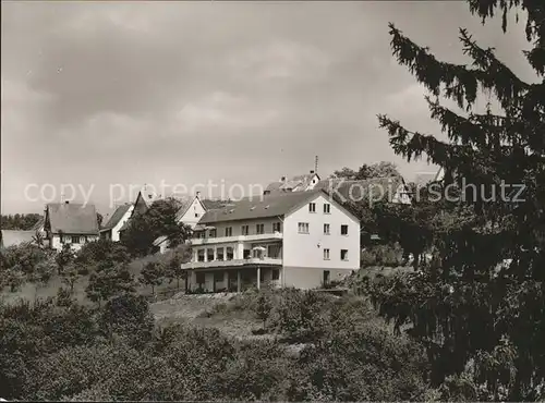 Walddorf Altensteig Gasthof Pension Sonnenberg Kat. Altensteig