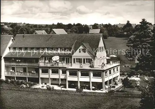 Wart Altensteig Pension Haus Schoenblick Hoehenluftkurort Schwarzwald Kat. Altensteig