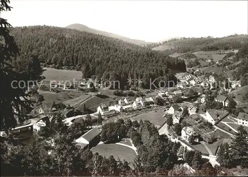 Schoenmuenzach Gesamtansicht Kneipp und Luftkurort Murgtal Schwarzwald Kat. Baiersbronn