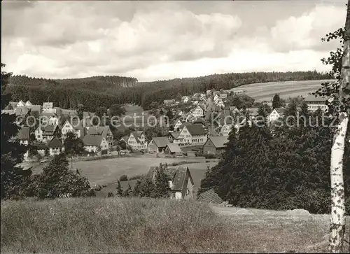 Luetzenhardt Teilansicht Hoehenluftkurort Schwarzwald Hotel Pension Hirsch Kat. Waldachtal