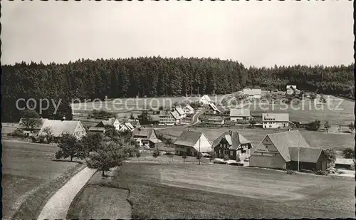 Eisenbach Seewald Gesamtansicht Erholungsort Schwarzwald Kat. Seewald