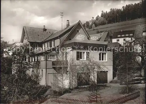 Baiersbronn Schwarzwald Pension Eberhardt Luftkurort Wintersportplatz Schwarzwald Kat. Baiersbronn