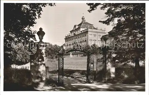 Ludwigsburg Schloss und Parkeingang Kat. Ludwigsburg