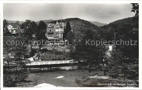 Gernsbach im Murgtal Kurhaus Kat. Gernsbach