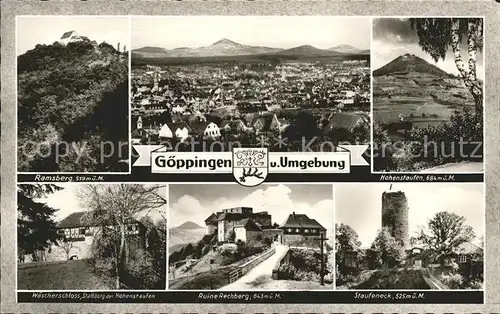 Goeppingen Ruine Rechberg Staufeneck Ramsberg Kat. Goeppingen