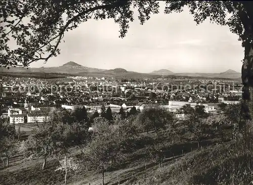 Goeppingen mit den drei Kaiserbergen Kat. Goeppingen