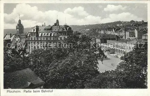 Pforzheim Bahnhof Kat. Pforzheim