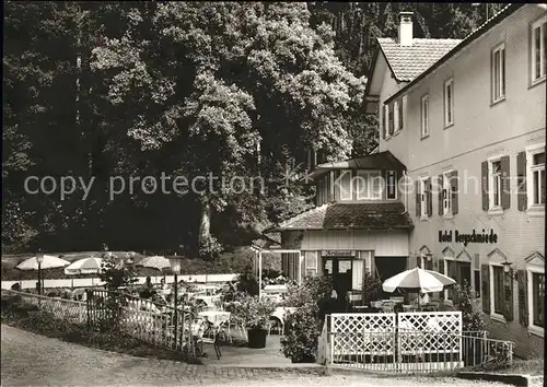 Marxzell Waldhotel Bergschmiede Hirschgehege Kat. Marxzell