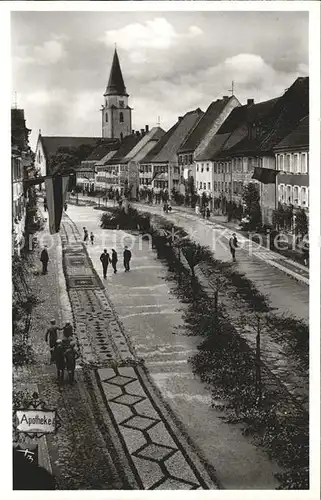 Huefingen Strassenansicht Apotheke Kat. Huefingen