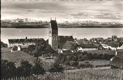 Hagnau Bodensee Schweizer Alpen  Kat. Hagnau am Bodensee