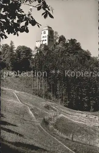 Beuron Donautal Schloss Bronnen Gaststaette Erholungsheim Turmbau / Beuron /Sigmaringen LKR