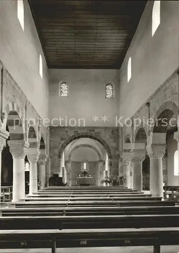 Brenz Evangelische Galluskirche Spaetrom. Saeulenbasilika  Kat. Sontheim an der Brenz